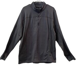 Under Armour Pullover Mens Medium Gray Spectra 1/4 Zip ColdGear Fitted Run Xxl
